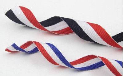 ZJ  三色織帶  布帶裝飾 彩色織帶 45度照